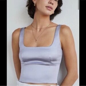 Wilfred Shine Bustier Purple